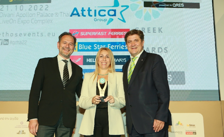 Three awards for Attica Group in GREEK HOSPITALITY AWARDS 2022